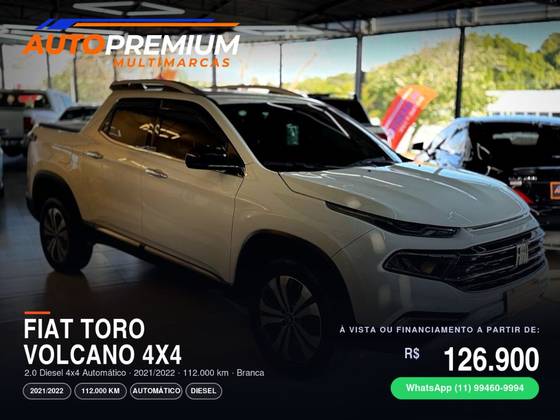 FIAT TORO 2.0 16V TURBO DIESEL VOLCANO 4WD AT9